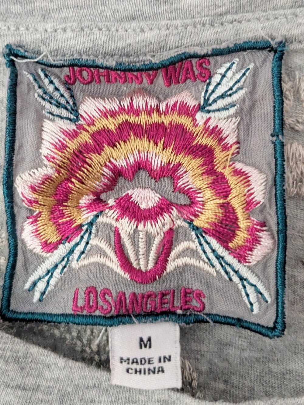 Johnny Was Jailyn Embroidered Relaxed Tee - Picture 4 of 8